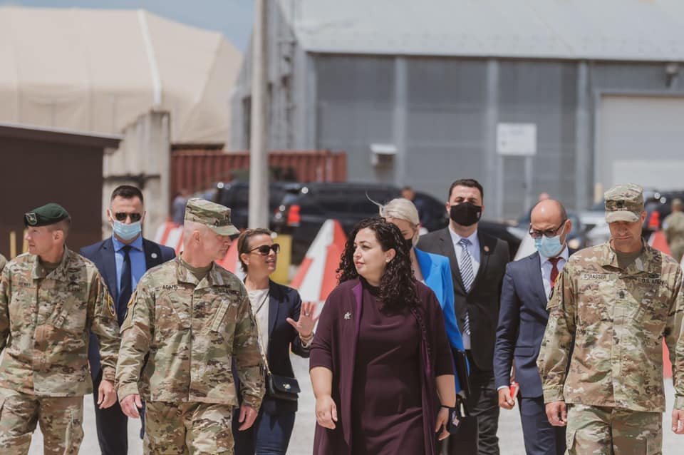 President Osmani visited the US Army Camp “Bondsteel” - News & Events -  President of the Republic of Kosovo - DR. VJOSA OSMANI - SADRIU