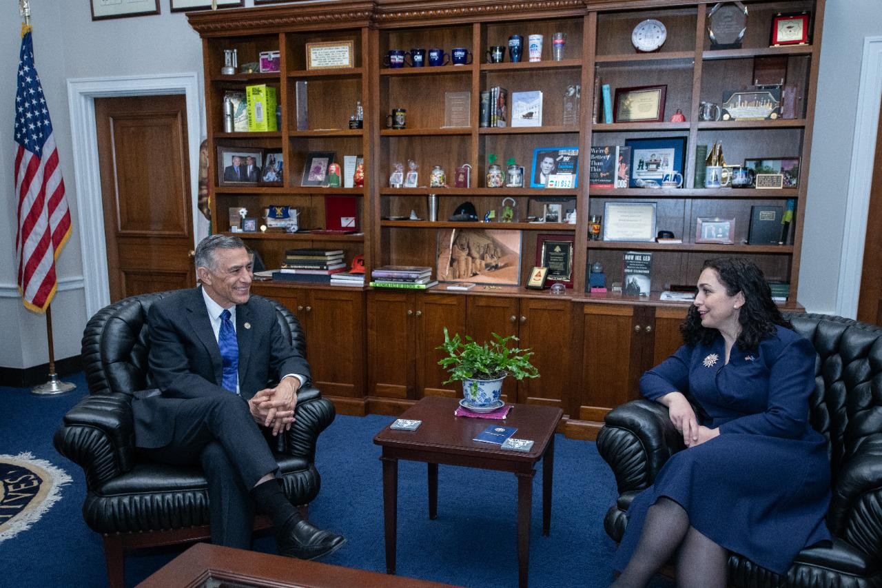 President Osmani met with the majority leader in the House of  Representatives Congressman Issa, and the co-chairs of the Committee on  Security and Cooperation in Europe of the US Congress - News