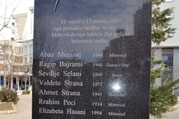 President Osmani commemorates the 24th anniversary of the massacre at the Mitrovica market