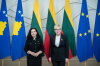 Presidentja Osmani takoi Kryeministren e Lituanisë, Ingrida Šimonytė