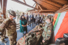 President Osmani visited the "Villaggio Italia" KFOR camp in Peja