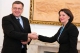 Presidentja Atifete Jahjaga priti ministrin e Jashtëm të Belgjikës, Vanackere