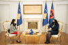President Osmani received at a meeting the Auditor-General Mrs. Vlora Spanca