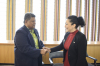Presidentja Osmani takoi ministrin e Jashtëm të Palaus, Gustav Aitaro