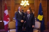 Predsednik Thaçi dočekan i kanadskom Senatu, razgovarao sa predsedavajućim