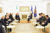 Presidentja Osmani priti në takim zëvendëskryeministrin, njëherësh ministër i Jashtëm i Italisë, Antonio Tajani dhe ministrin e mbrojtjes Guido Crosetto