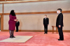 President Osmani is received by the Emperor Naruhito of Japan