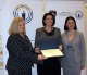 The President of the Republic of Kosovo, Mrs. Atifete Jahjaga is honored with a recognition by the Group of Women Deputies of the Assembly of Kosovo