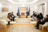 Presidentja Osmani priti në takim të dërguarin e BE-së për dialogun, Miroslav Lajçak