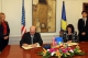 President Jahjaga and Ambassador Dell signed the Bilateral Agreement