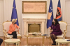 President Osmani received at a meeting the President of the European Commission Ursula von der Leyen