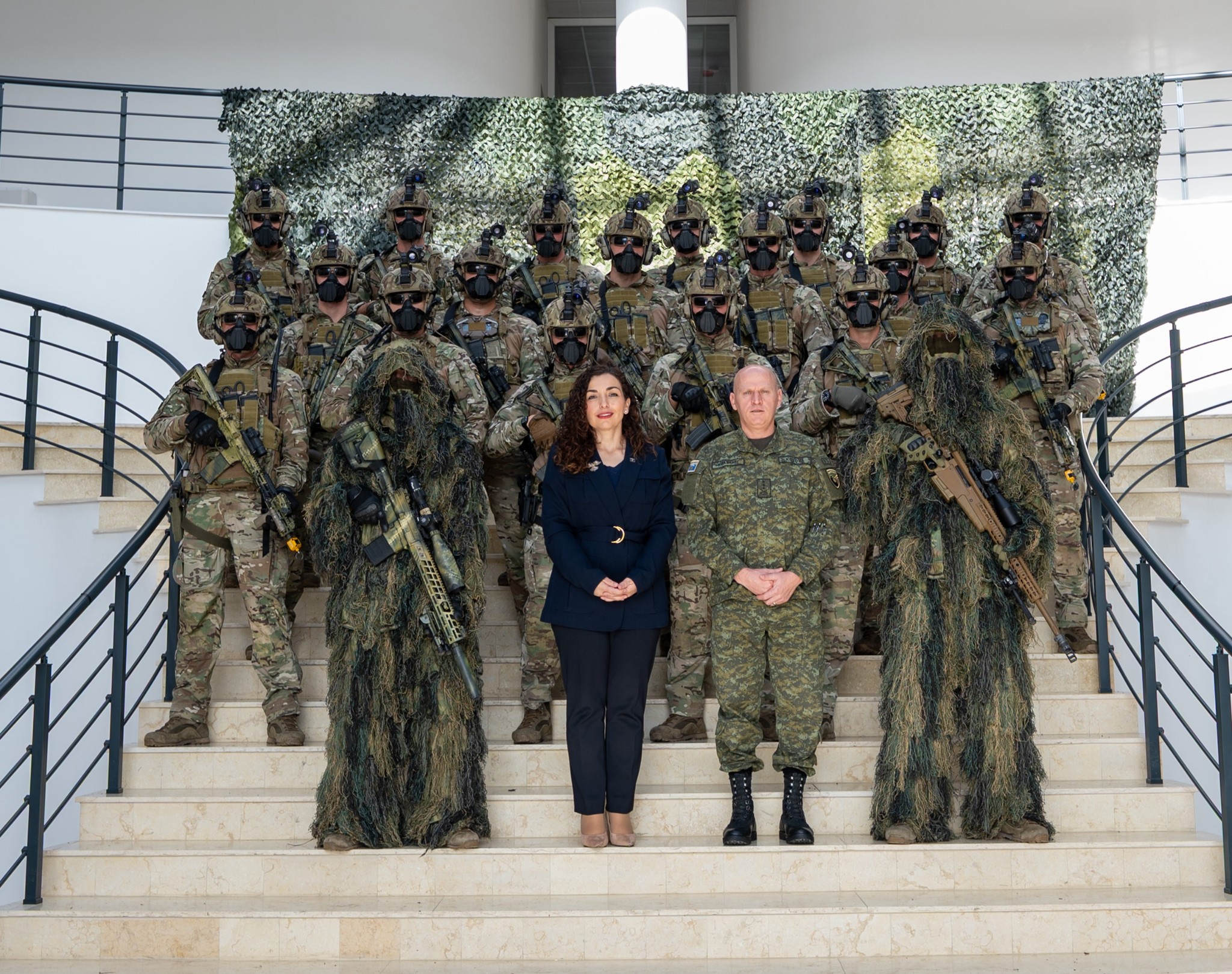 Presidentja Njësia e Operacioneve Speciale e FSK-së, krenaria, nderi dhe zemra e pathyeshme e Kosovës-22