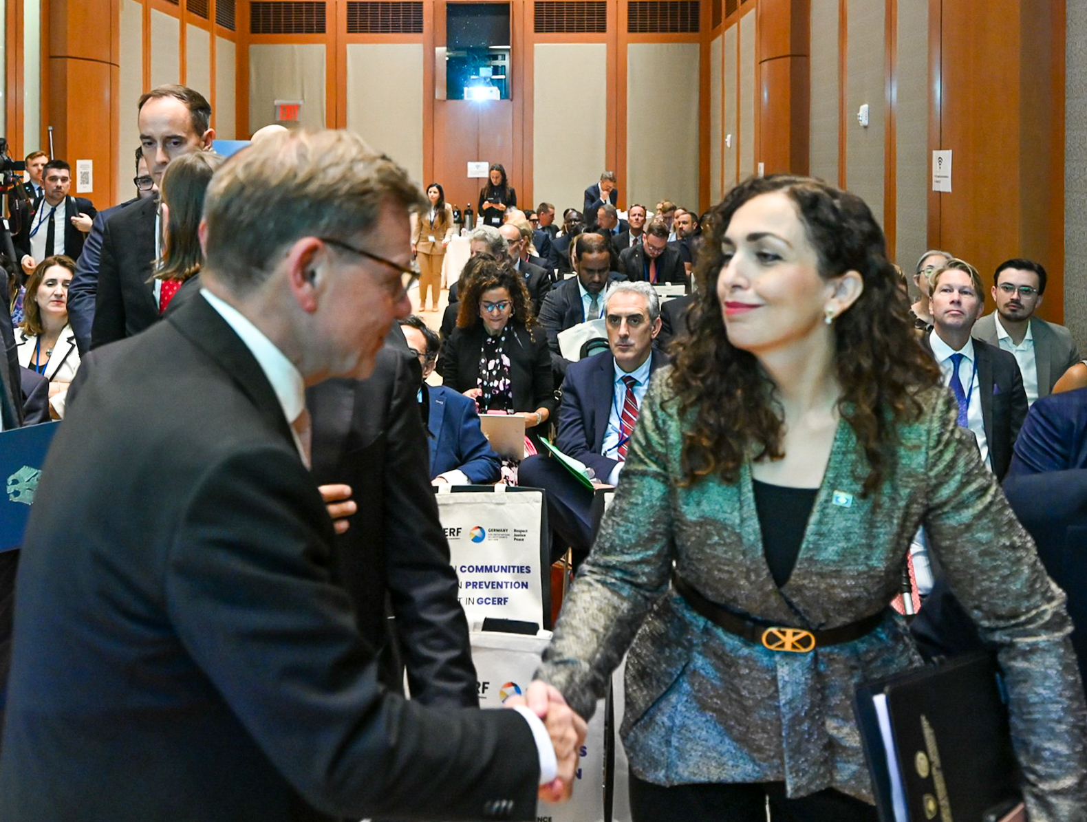 Presidentja Osmani mori pjesë në takimin e radhës së Fondit Global për Angazhim dhe Qëndrueshmëri të Komunitetit-2
