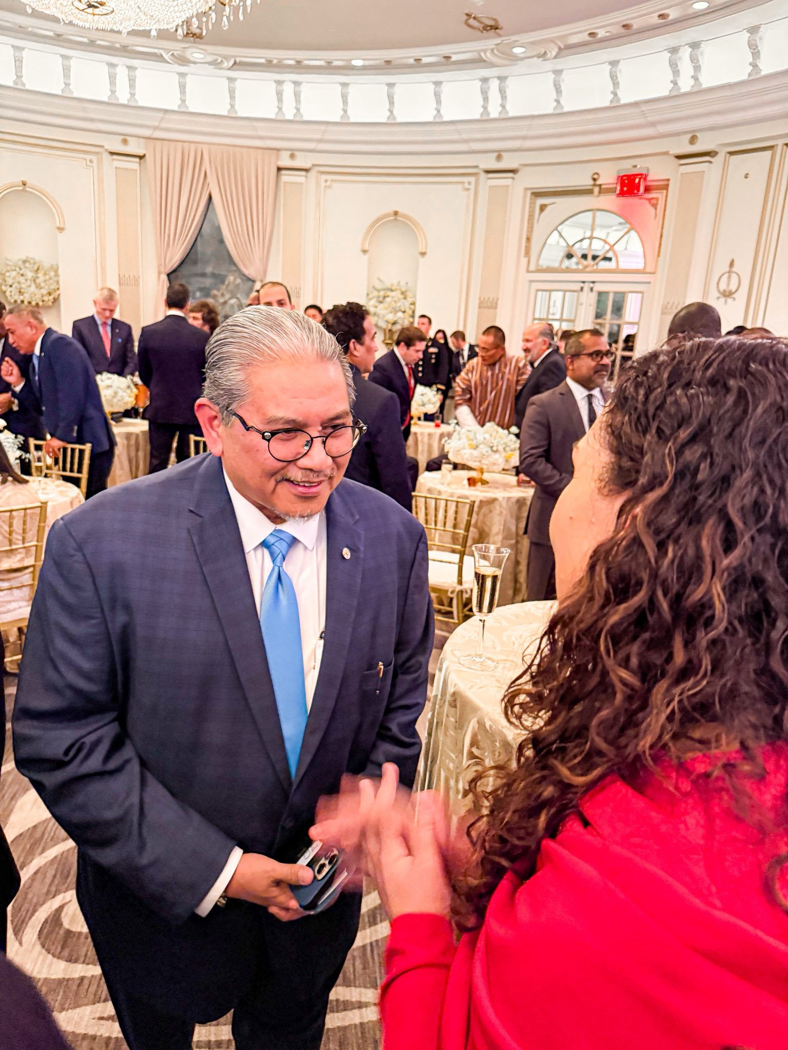 Presidentja Osmani në pritjen e Presidentit Trump në New York, krah liderëve të tjerë botërorë-31