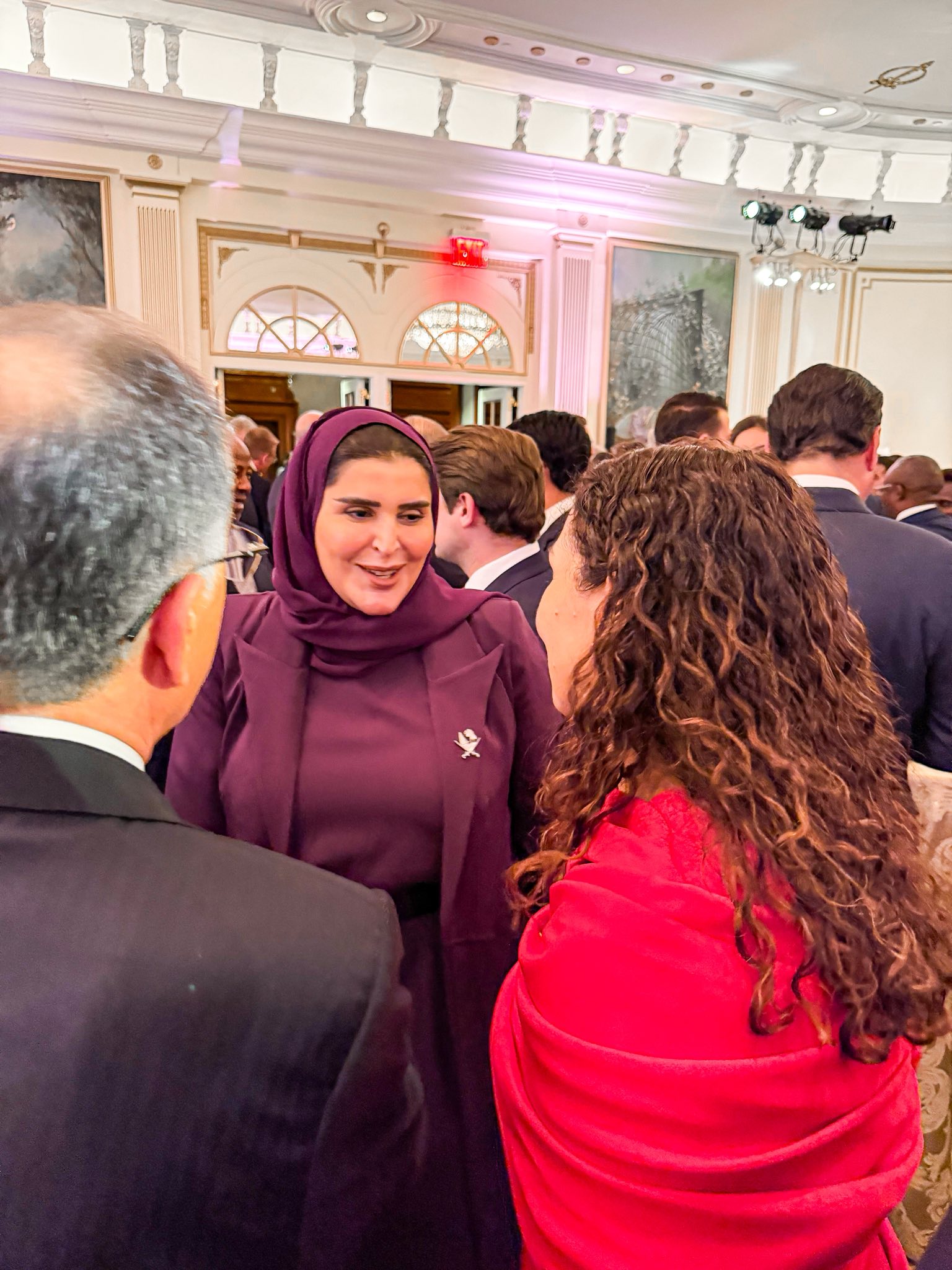 Presidentja Osmani në pritjen e Presidentit Trump në New York, krah liderëve të tjerë botërorë-32