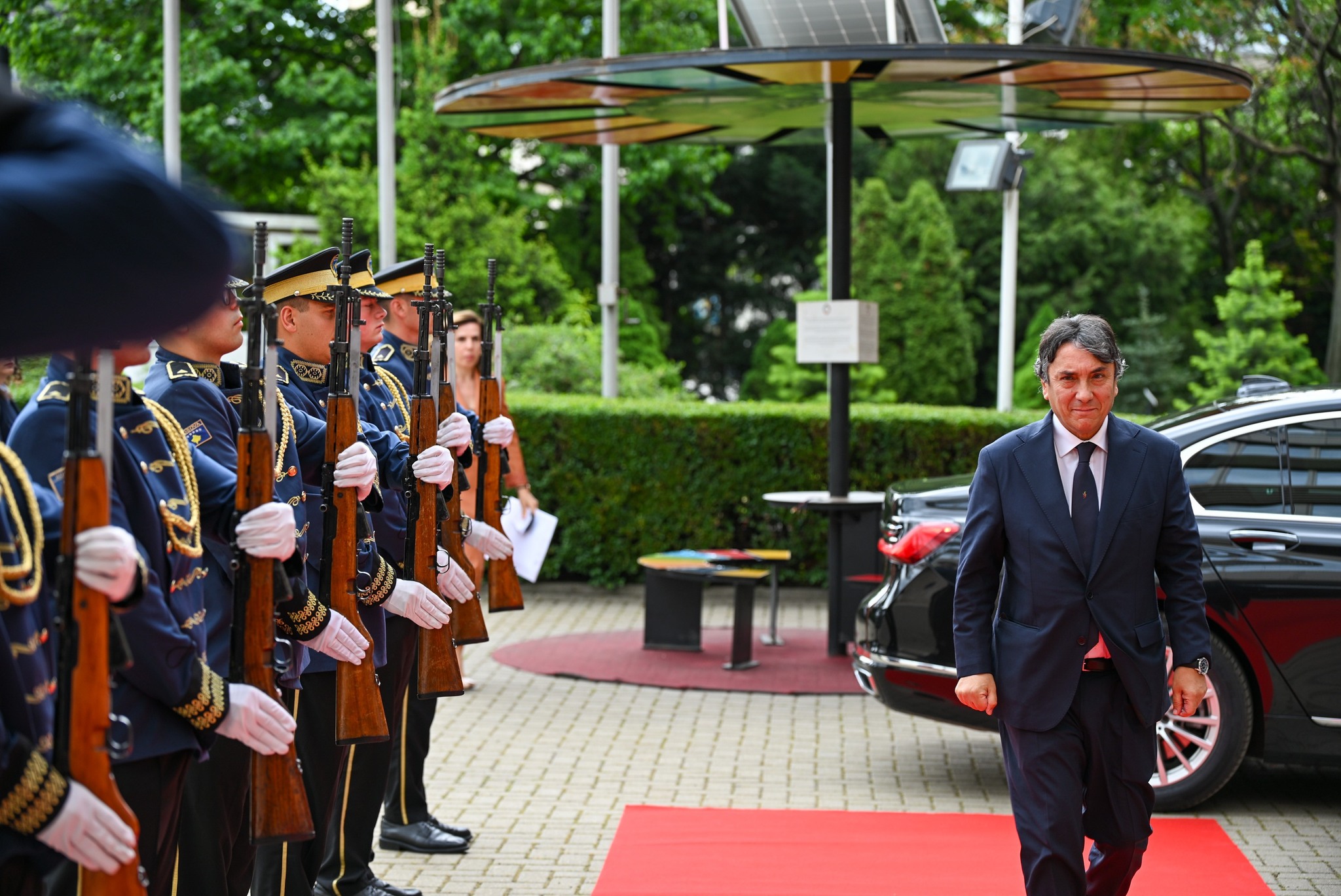 Presidentja Osmani pranoi letrat kredenciale nga ambasadori i ri i Italisë, Maurizio Antonini-4