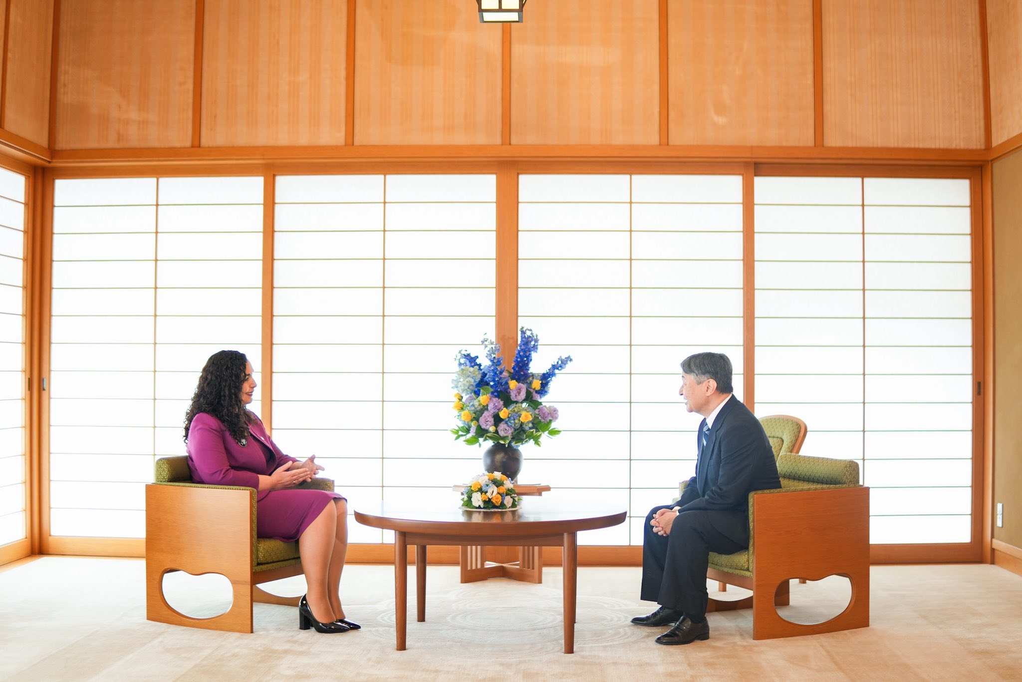 Presidentja Osmani pritet në takim nga Lartmadhëria e Tij, Perandori i Japonisë-3