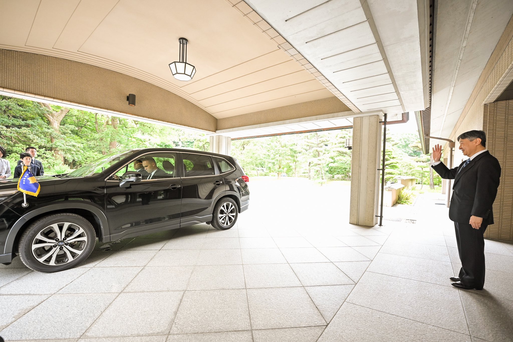 Presidentja Osmani pritet në takim nga Lartmadhëria e Tij, Perandori i Japonisë-4