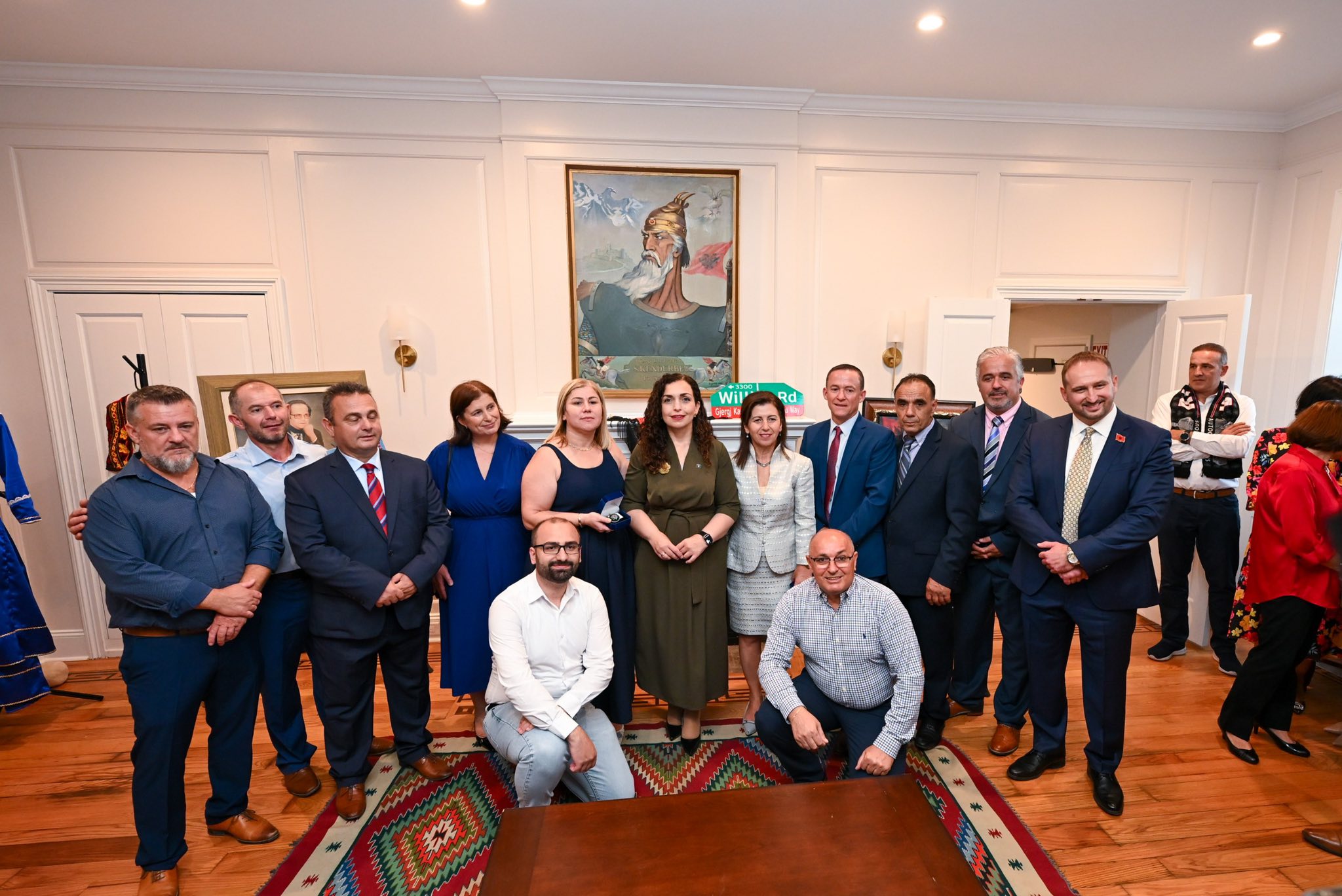 Presidentja Osmani pritet nga mërgata jonë në Philadelphia-12