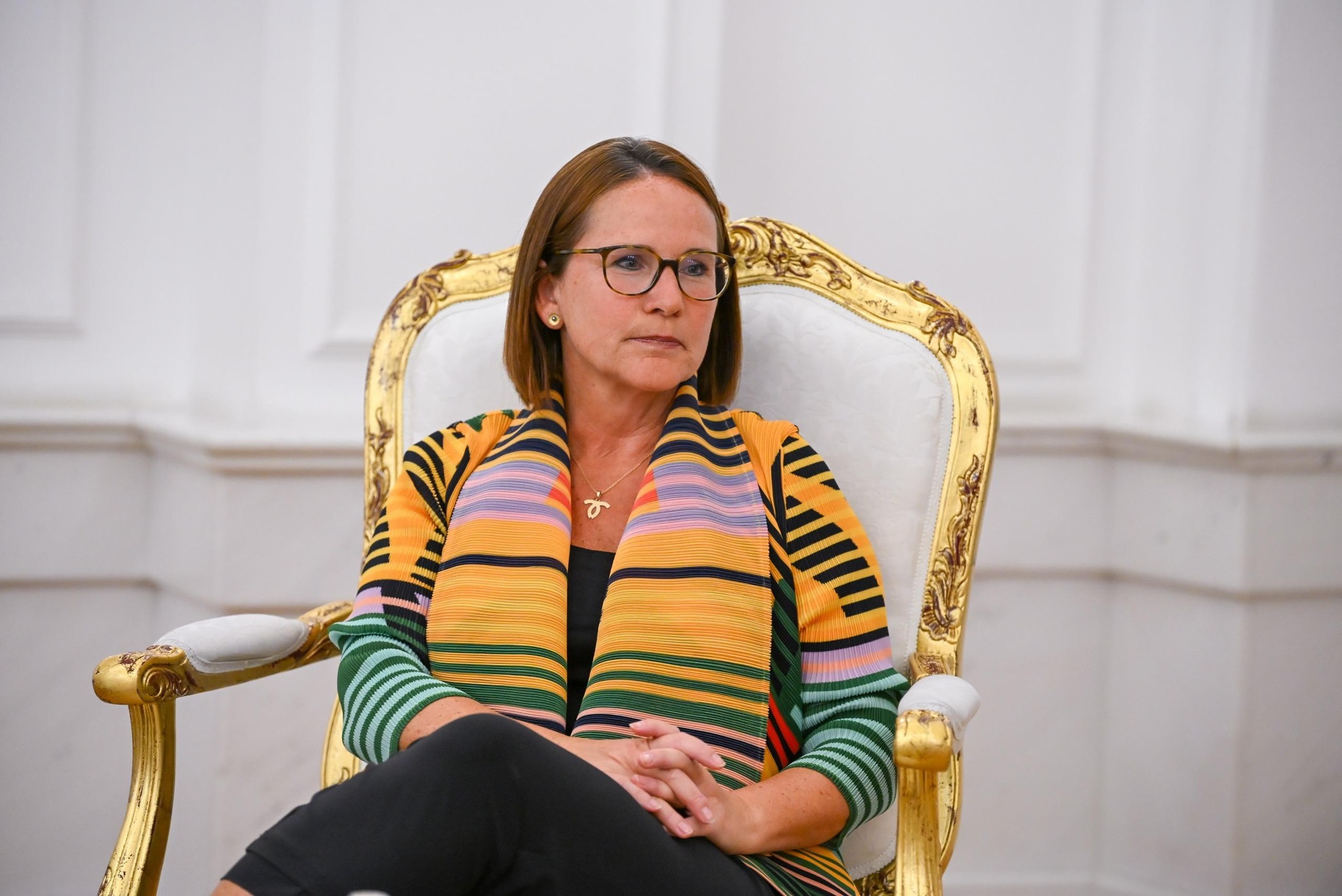 Presidentja Osmani priti në takim Ministren e Mbrojtjes së Luksemburgut, znj. Yuriko Backes-5