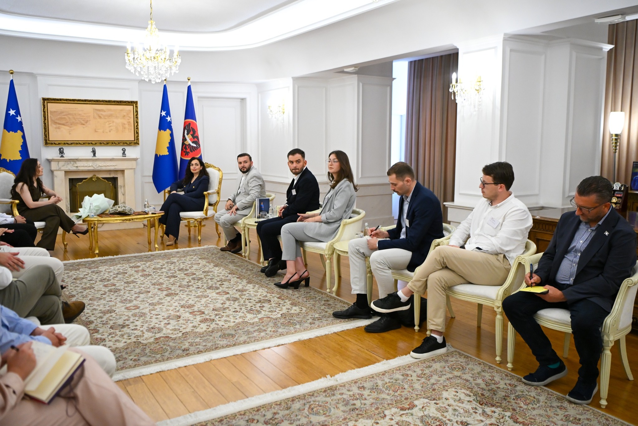 Presidentja Osmani priti në takim një delegacion të Rrjetit gjermano-shqiptar DANPE-2