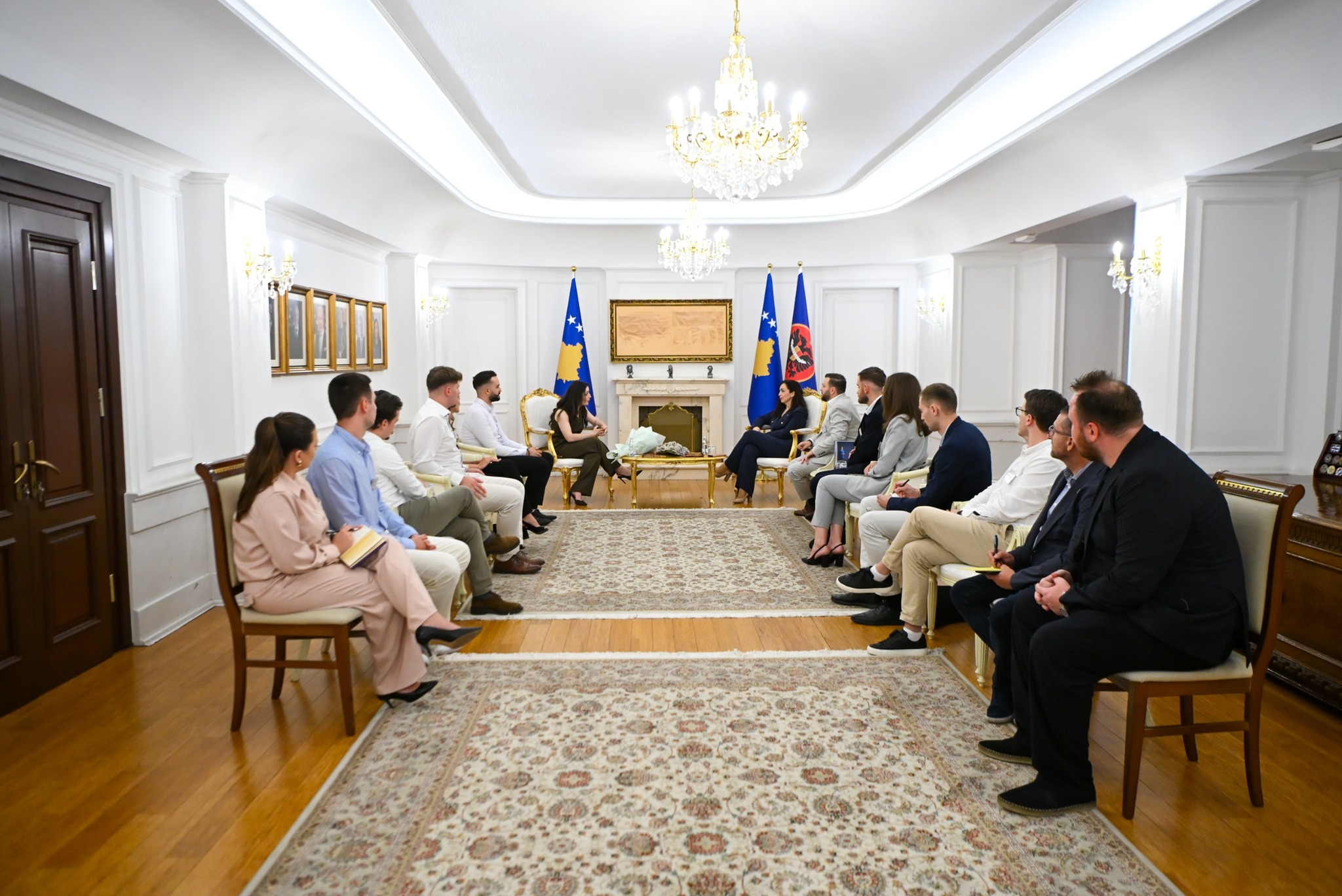 Presidentja Osmani priti në takim një delegacion të Rrjetit gjermano-shqiptar DANPE-4