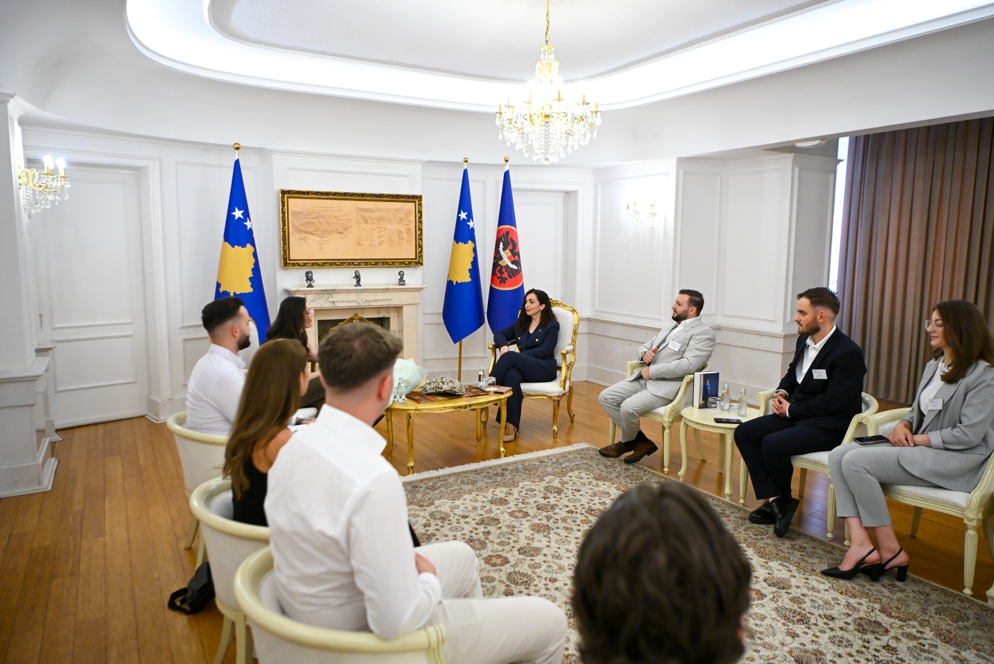 Presidentja Osmani priti në takim një delegacion të Rrjetit gjermano-shqiptar DANPE-5