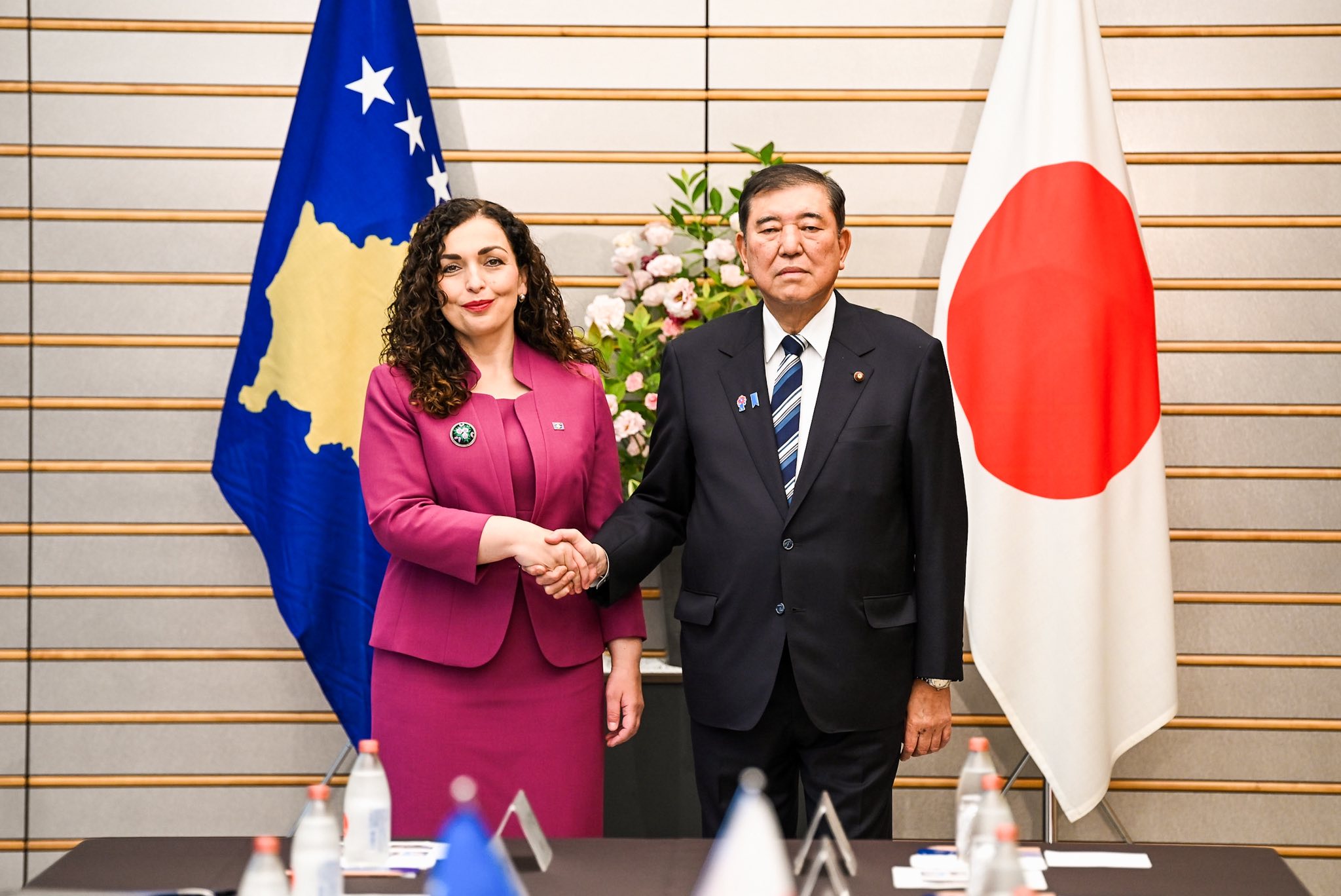 Presidentja Osmani takoi Kryeministrin japonez Shigeru Ishiba-1