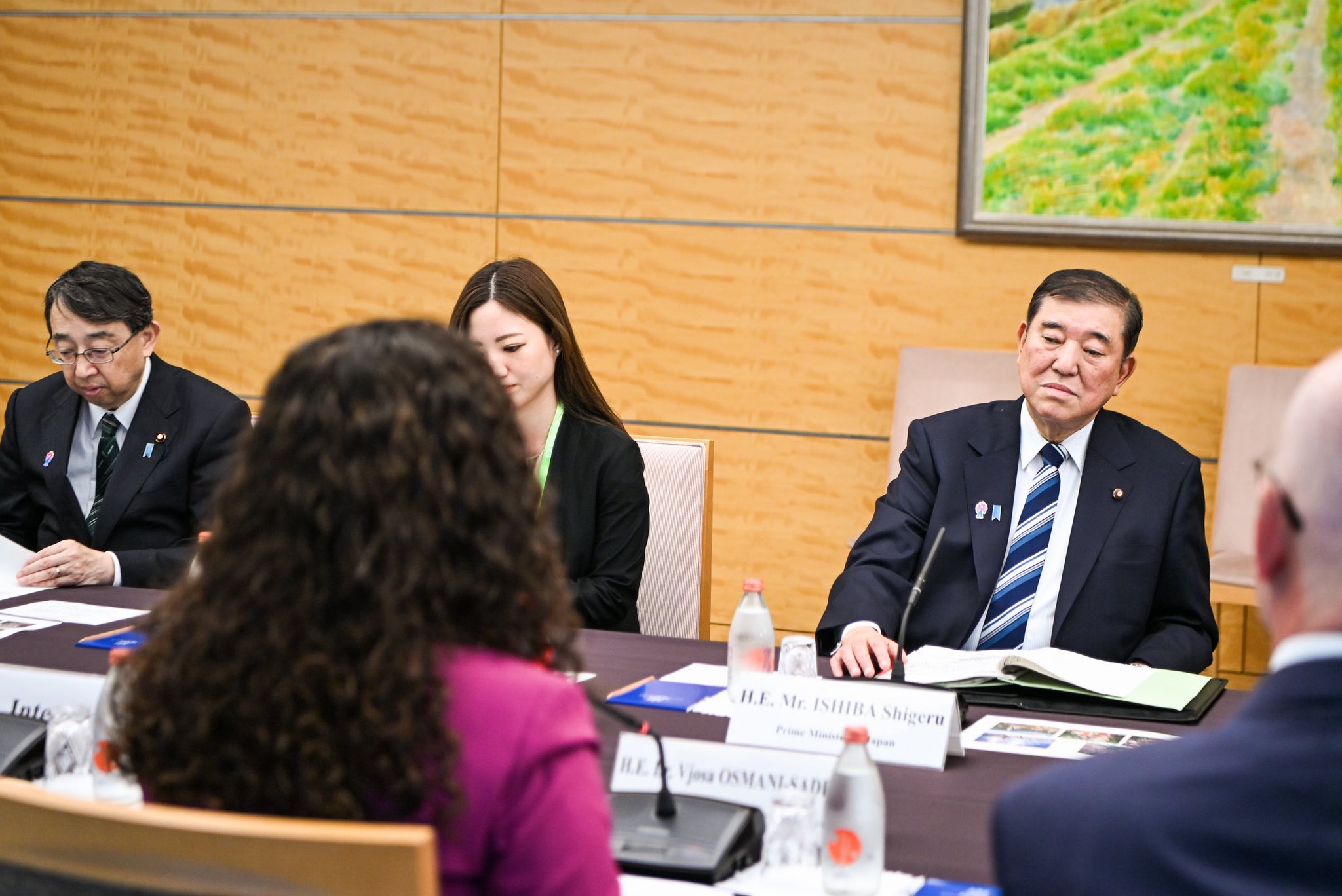 Presidentja Osmani takoi Kryeministrin japonez Shigeru Ishiba-7