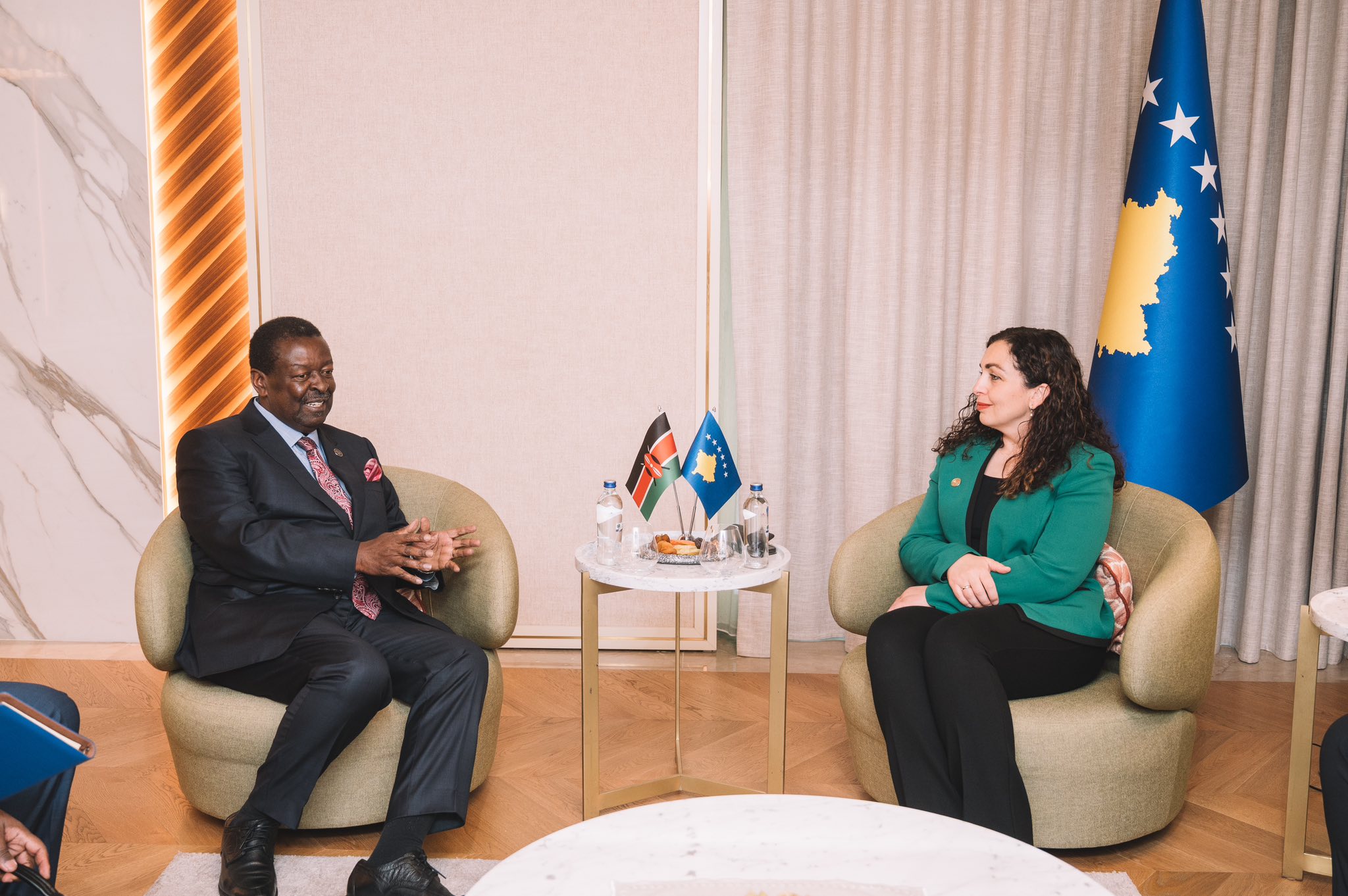 Presidentja Osmani takoi Ministrin e Jashtëm të Kenias-6