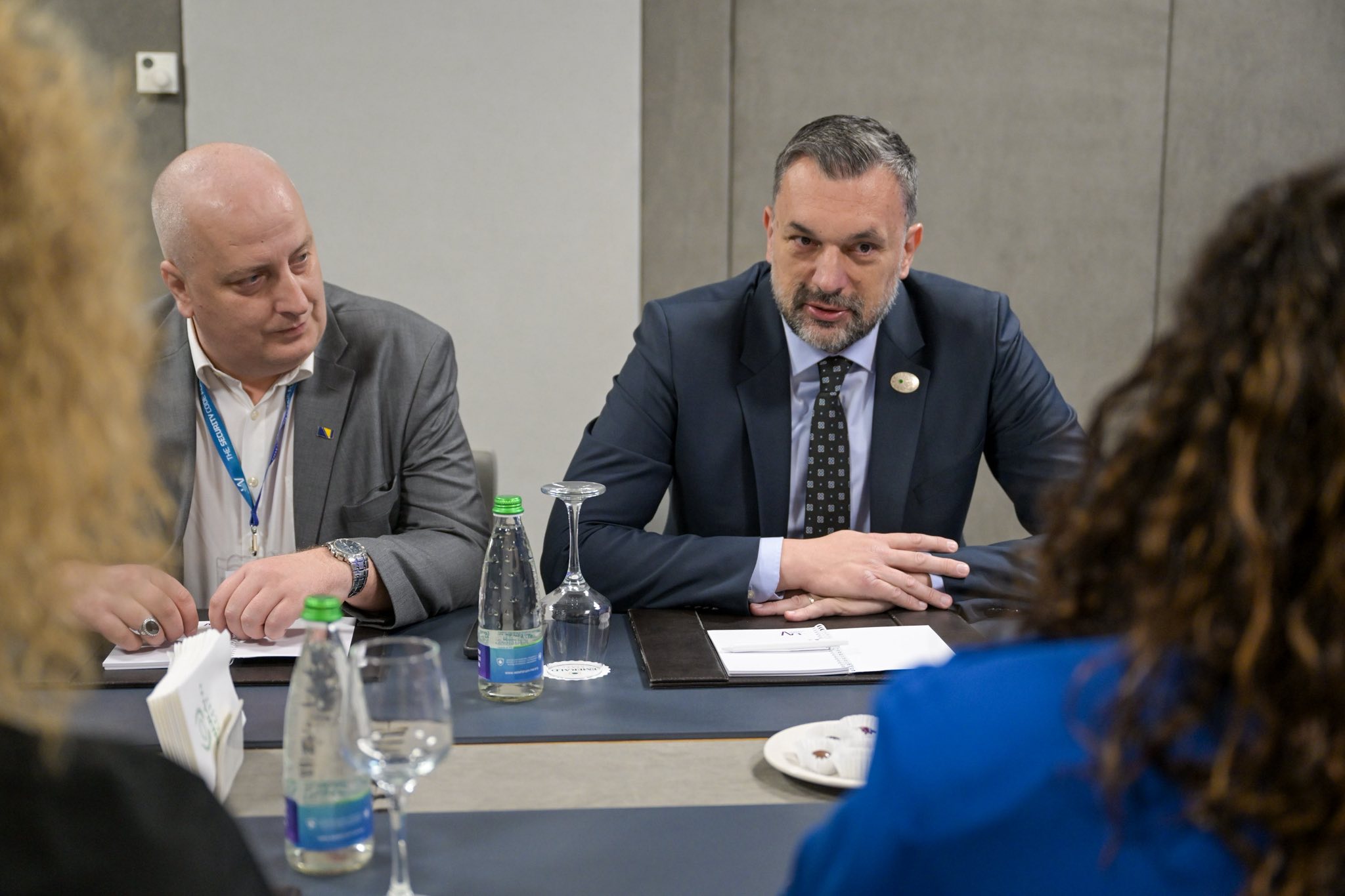 Presidentja Osmani takoi Ministrin e Punëve të Jashtme të Bosnjë e Hercegovinës, Elmedin Konaković-2