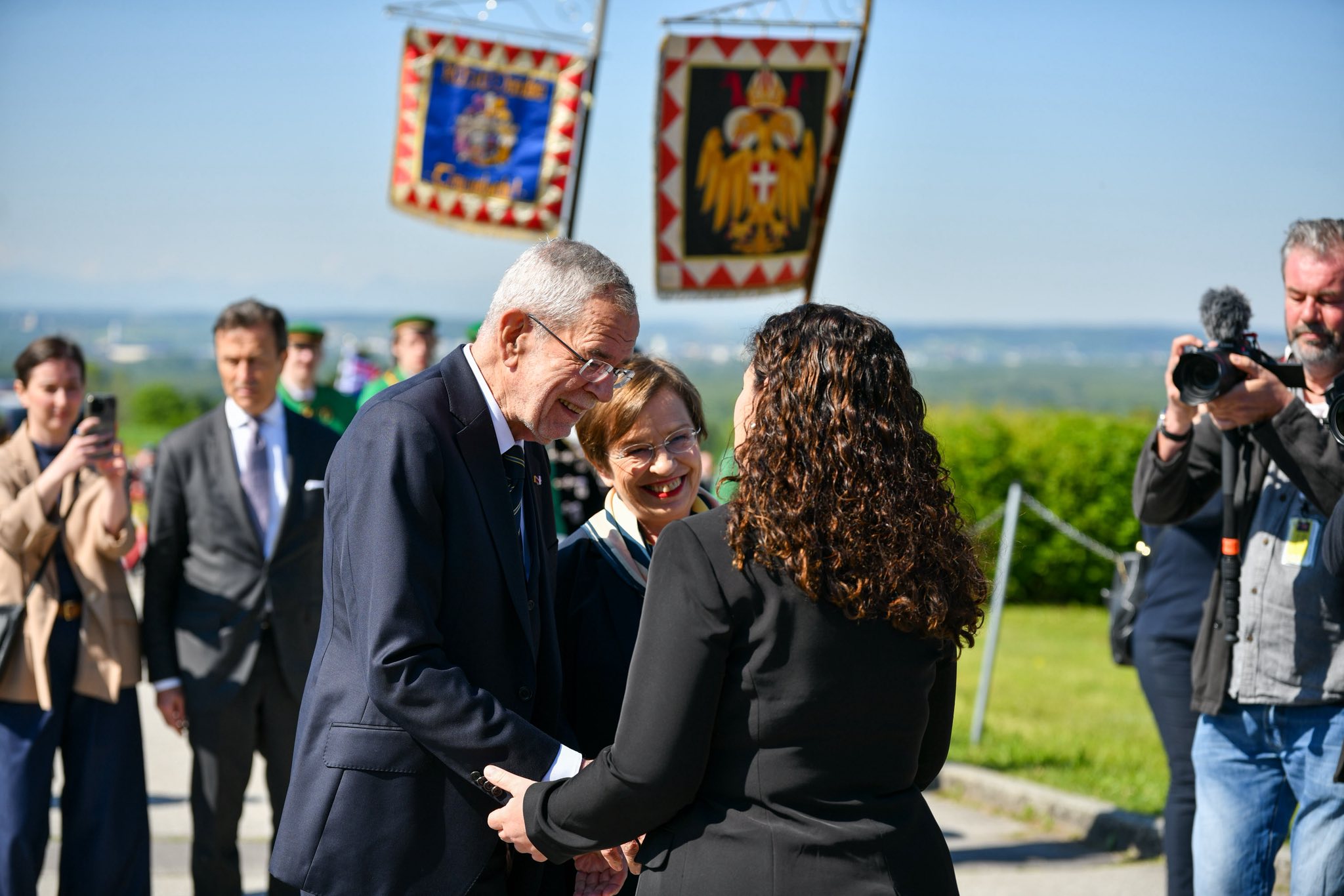 Presidentja Osmani takoi Presidentin e Austrisë, Alexander Van der Bellen-6