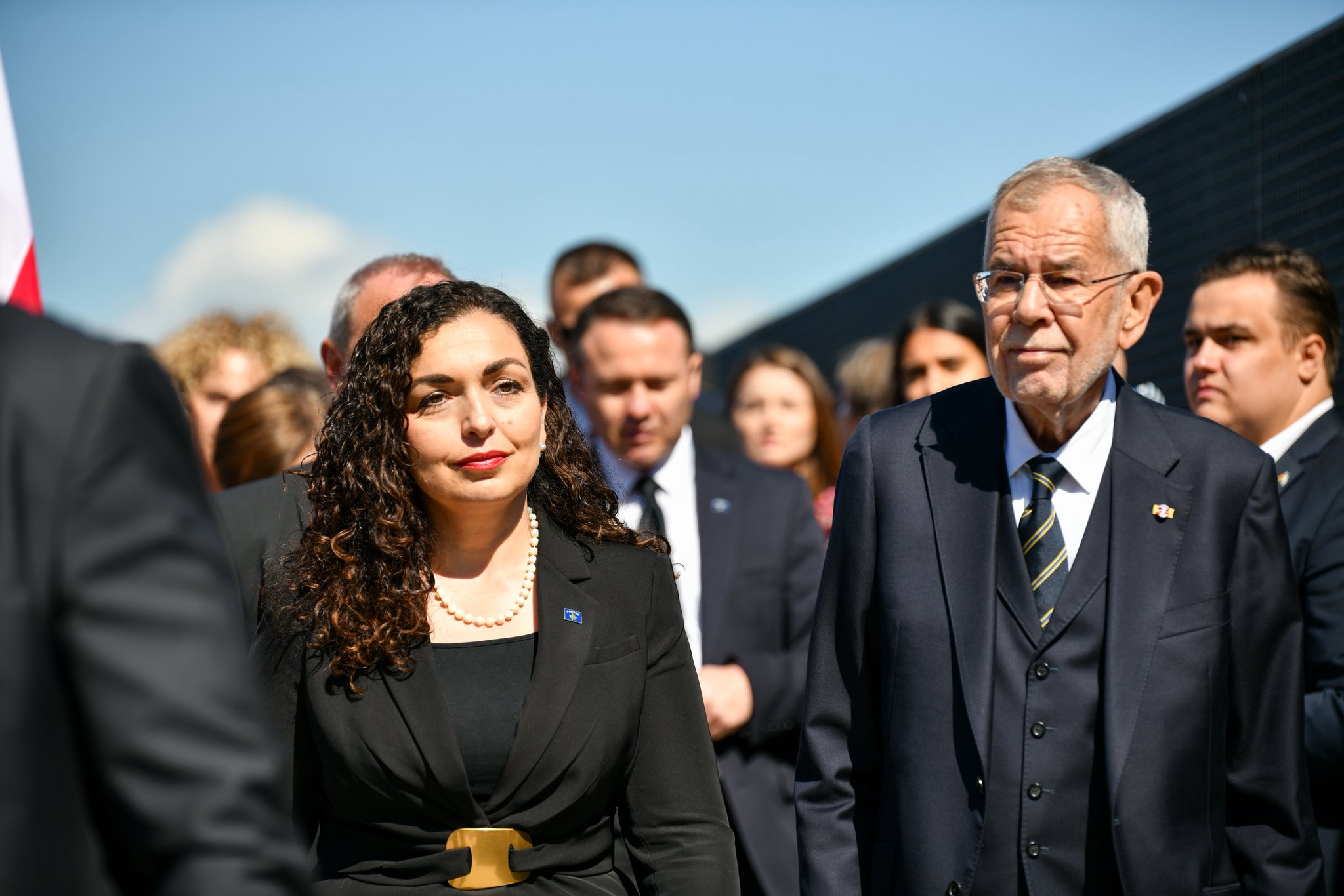 Presidentja Osmani takoi Presidentin e Austrisë, Alexander Van der Bellen-9