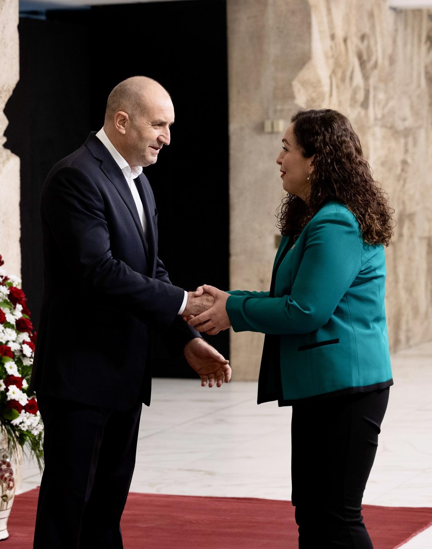 Presidentja Osmani takoi Presidentin e Bullgarisë, Rumen Radev
