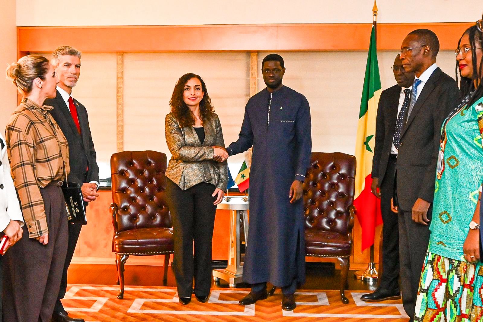 Presidentja Osmani takoi Presidentin e Senegalit, Bassirou Diomaye Faye-1