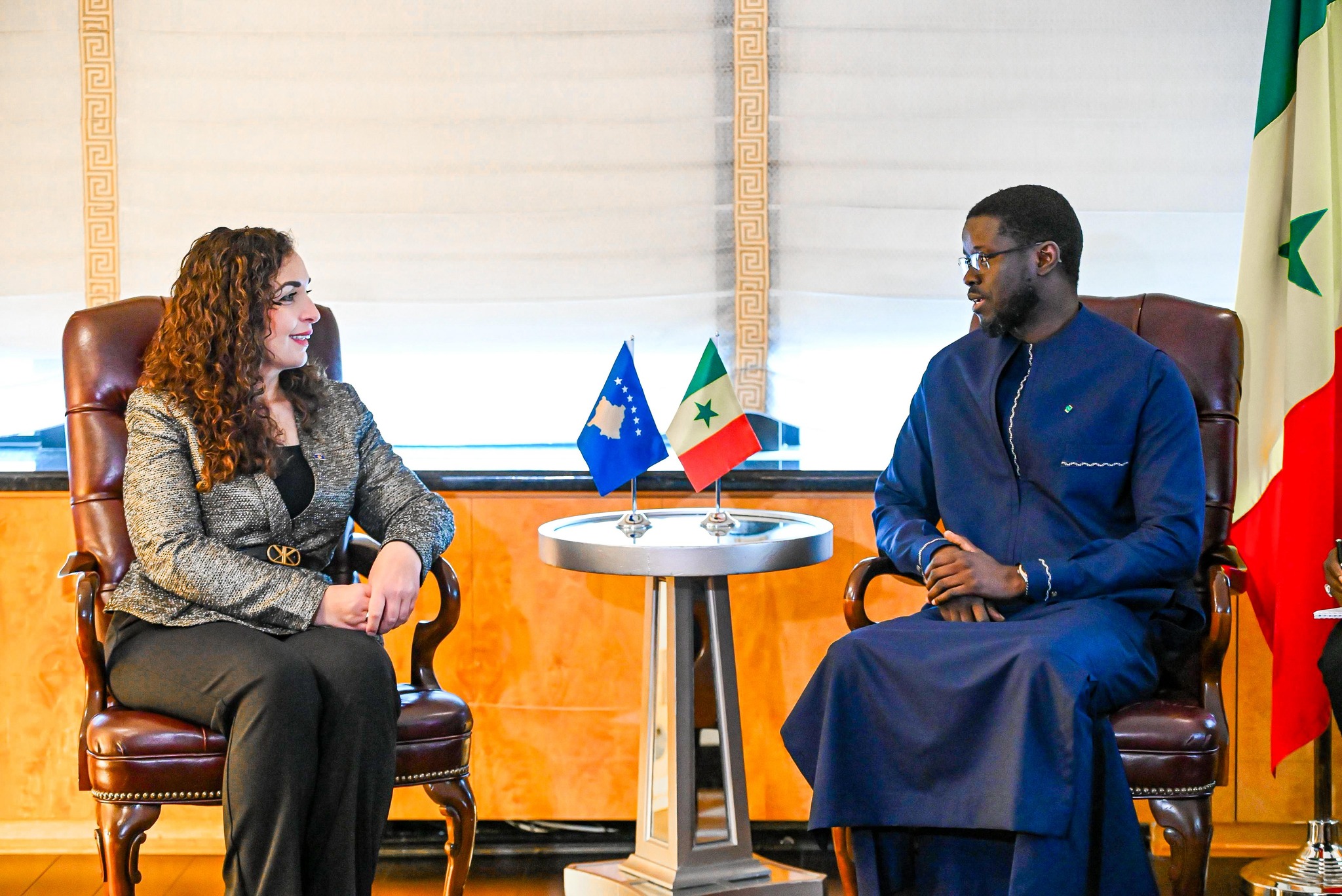 Presidentja Osmani takoi Presidentin e Senegalit, Bassirou Diomaye Faye-2