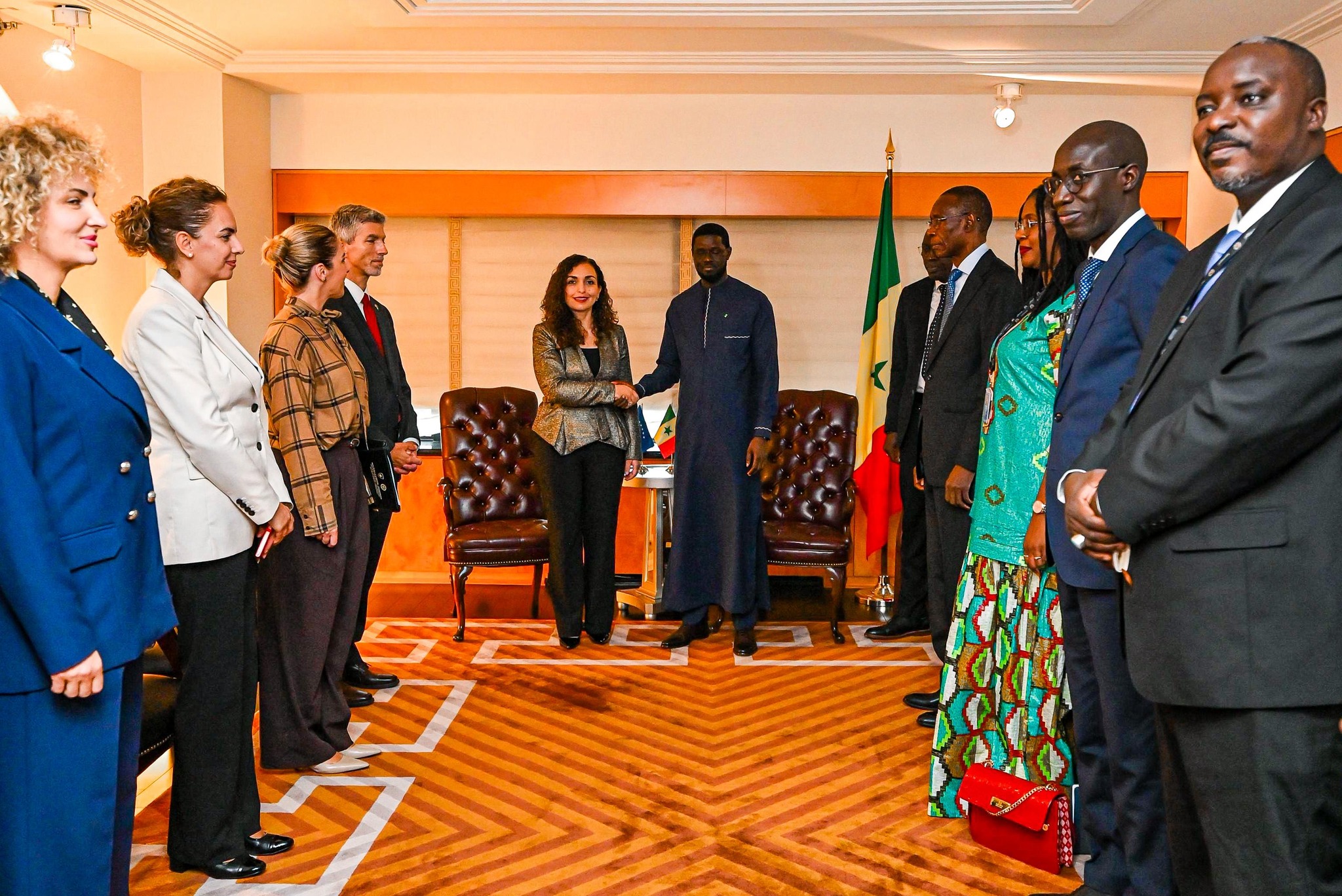 Presidentja Osmani takoi Presidentin e Senegalit, Bassirou Diomaye Faye-3