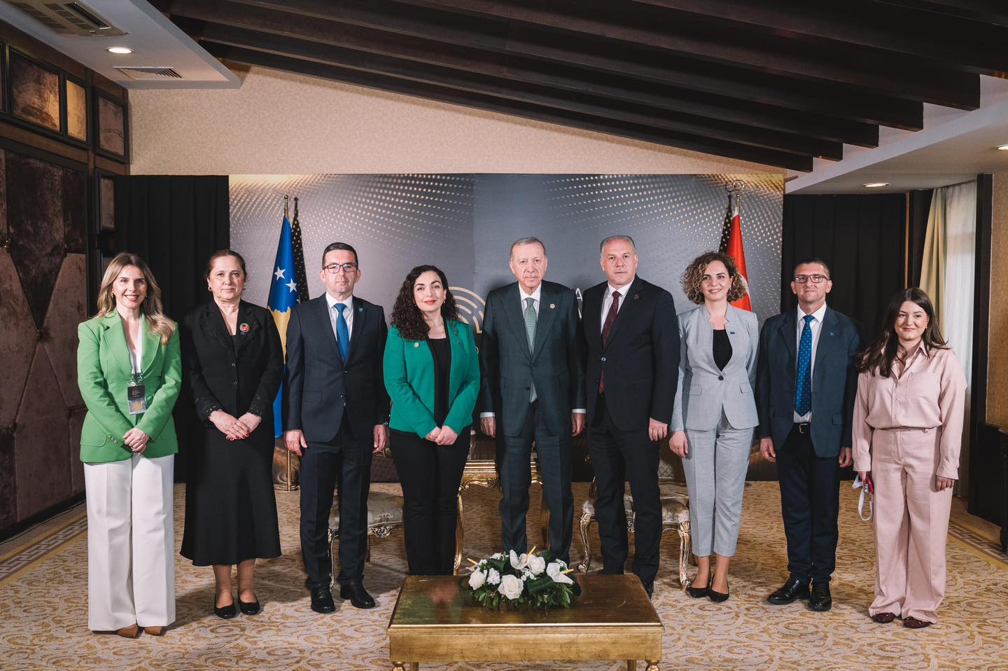 Presidentja Osmani takoi Presidentin e Turqisë, Erdoğan-4