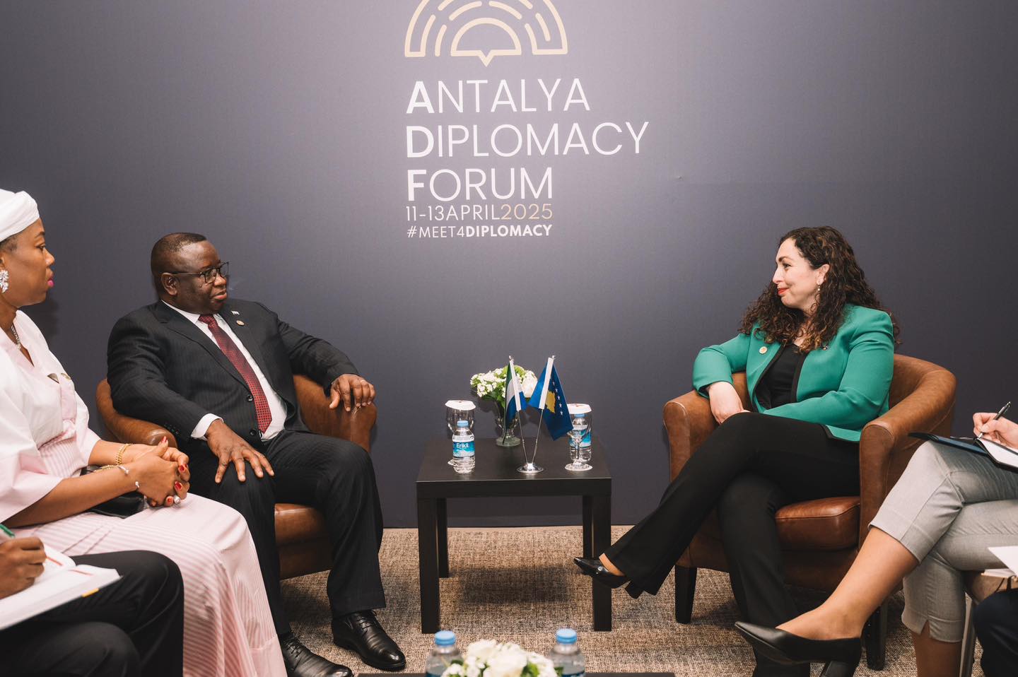 Presidentja Osmani u takua me Presidentin e Republikës së Sierra Leones, Julius Maada Bio-2