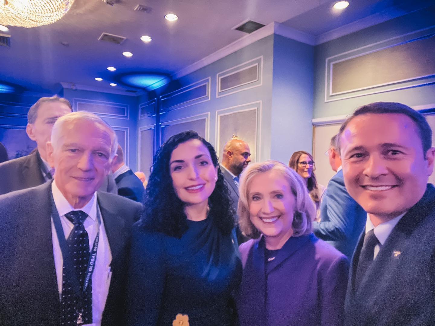 Pritja e Presidentit Clinton dhe Sekretares Clinton në New York_2