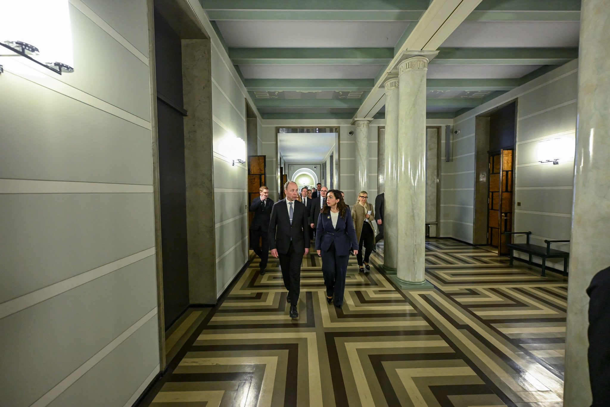 Takim me Kryetarin e Parlamentit të Finlandës -7