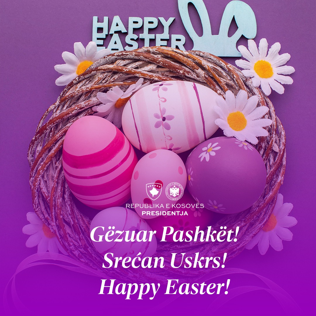 Urimi i Presidentes Osmani për Pashkët